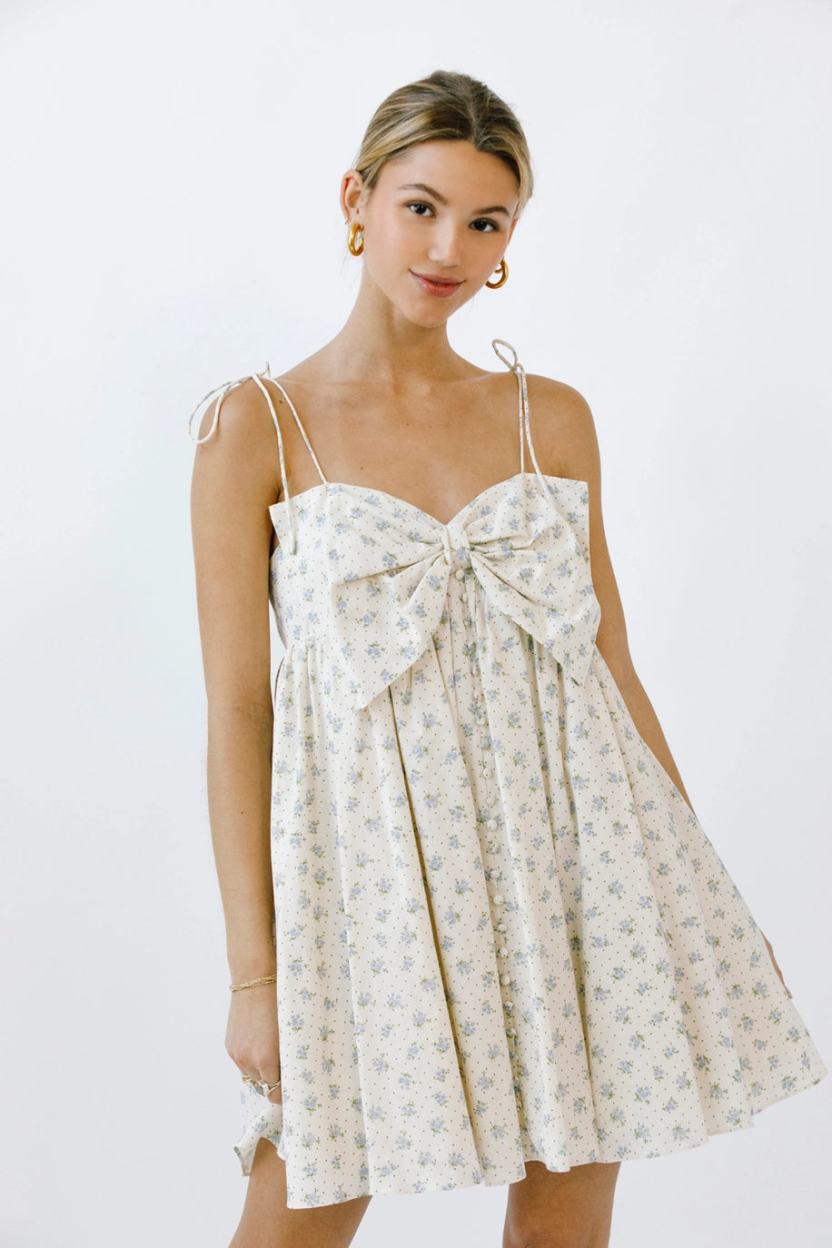 Bow Babydoll Dress