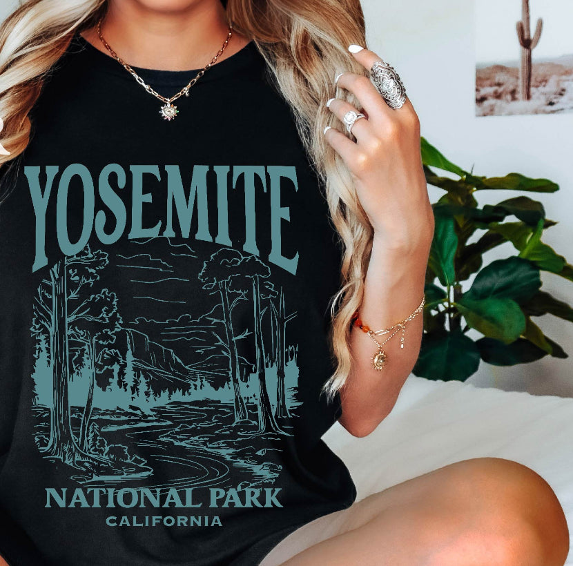 Yosemite National Park Graphic T