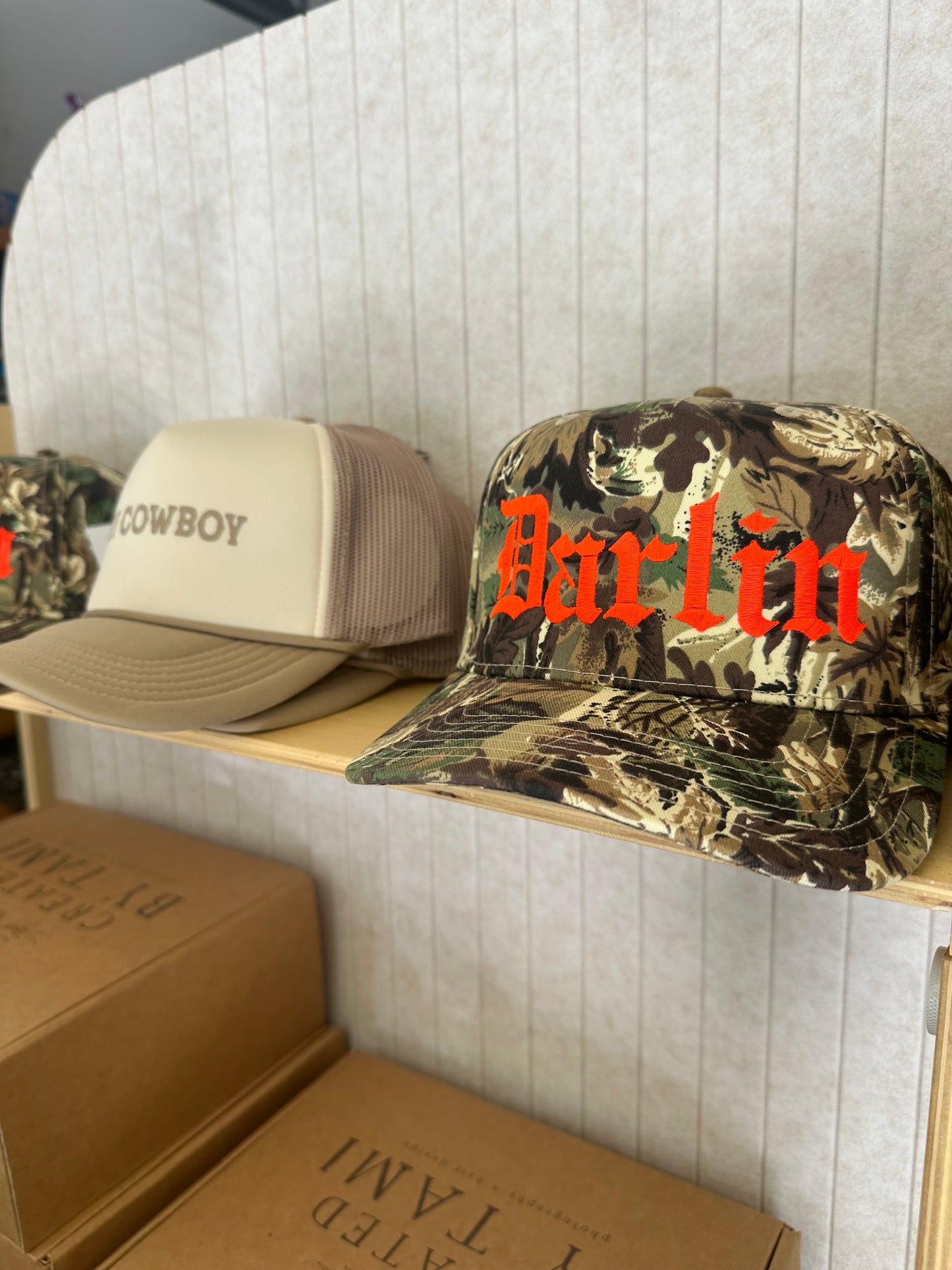 Darlin’ Camo Trucker Hat
