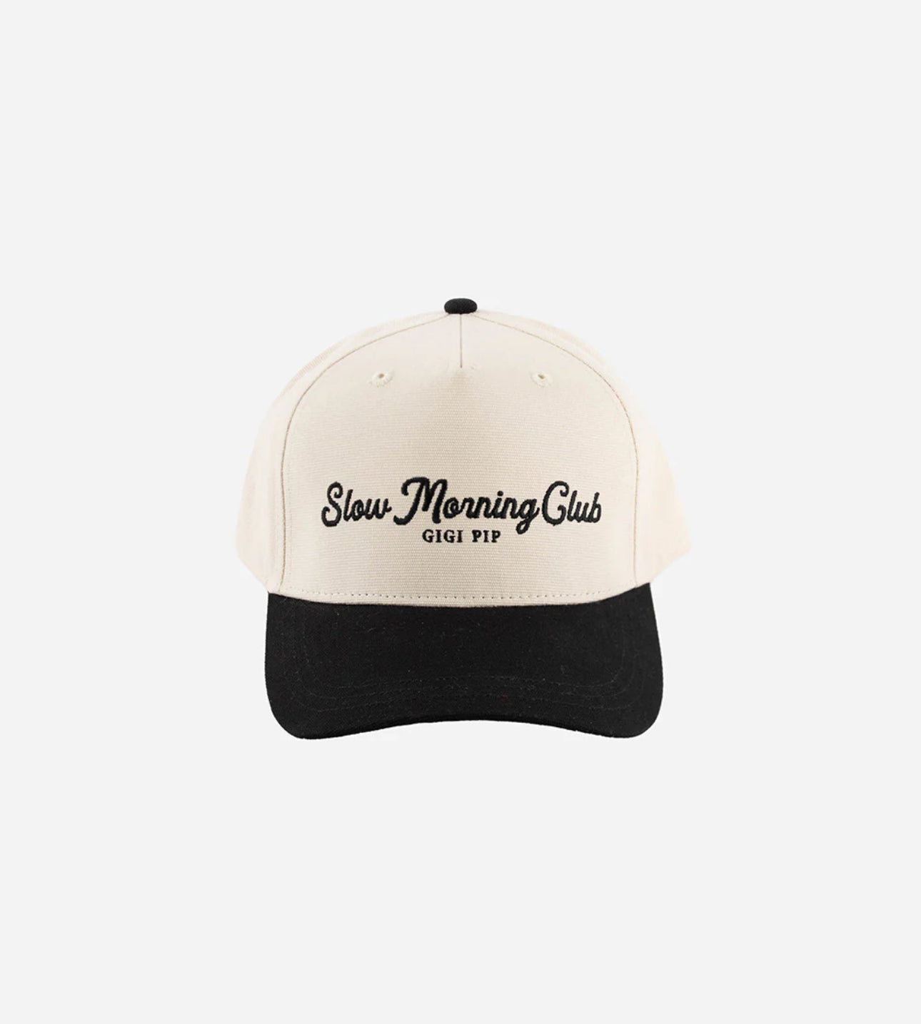 SLOW MORNING CLUB CANVAS TRUCKER