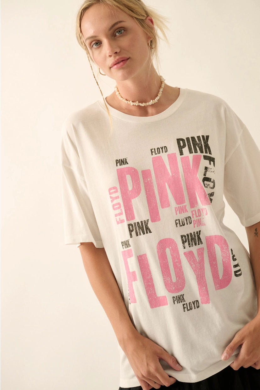 Pink Floyd Vintage Oversized Graphic Tee