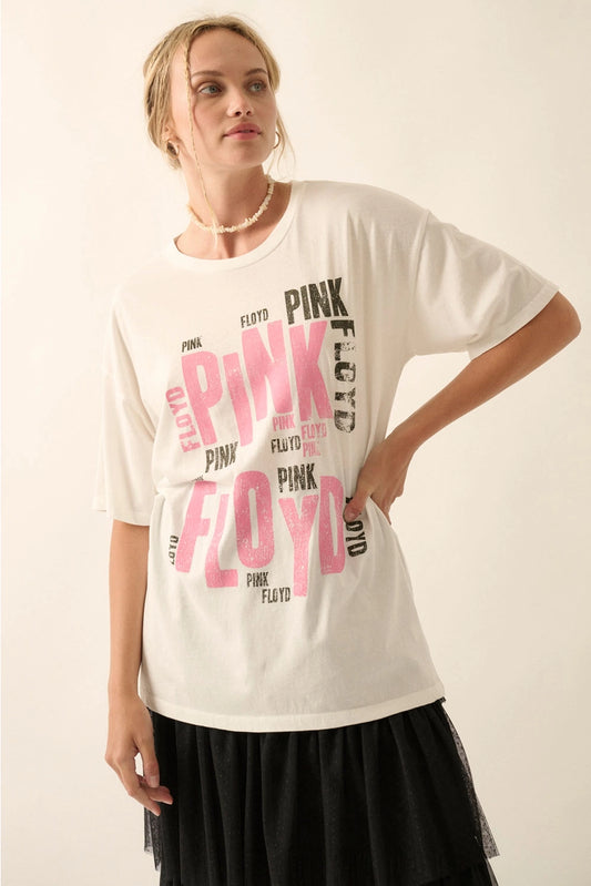 Pink Floyd Vintage Oversized Graphic Tee