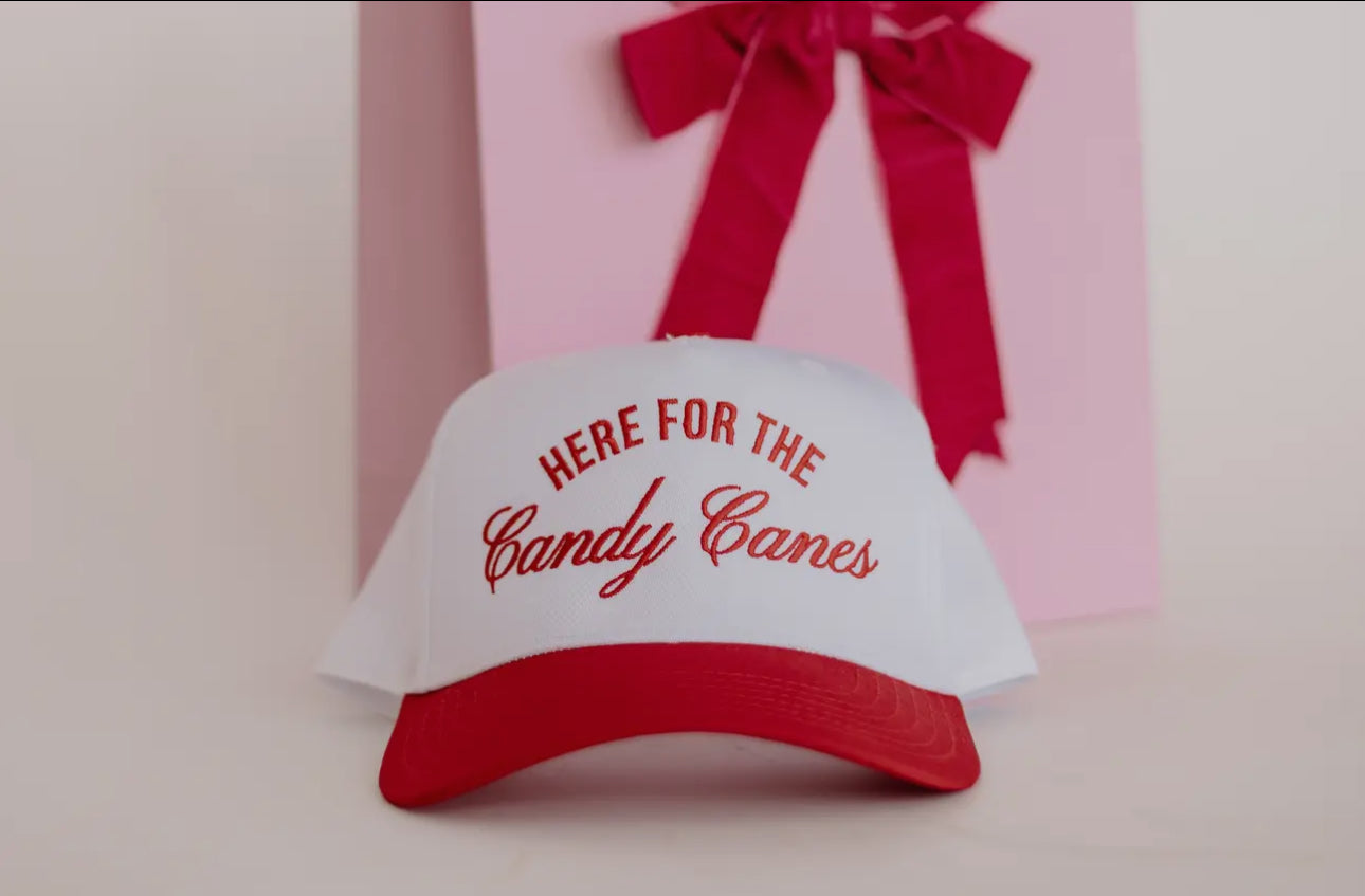 Here for the candy canes trucker