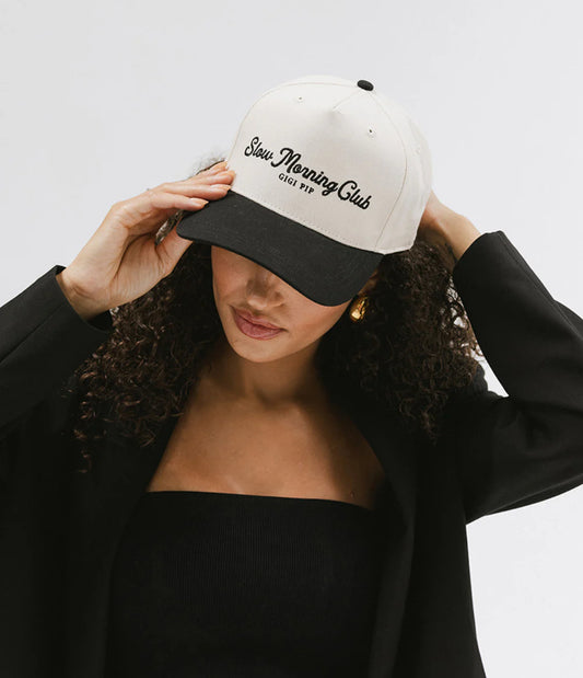SLOW MORNING CLUB CANVAS TRUCKER