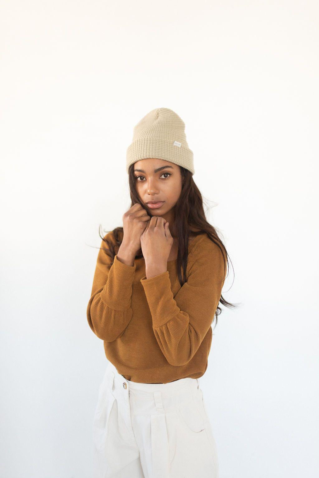 Marsh Waffle Knit Beanie