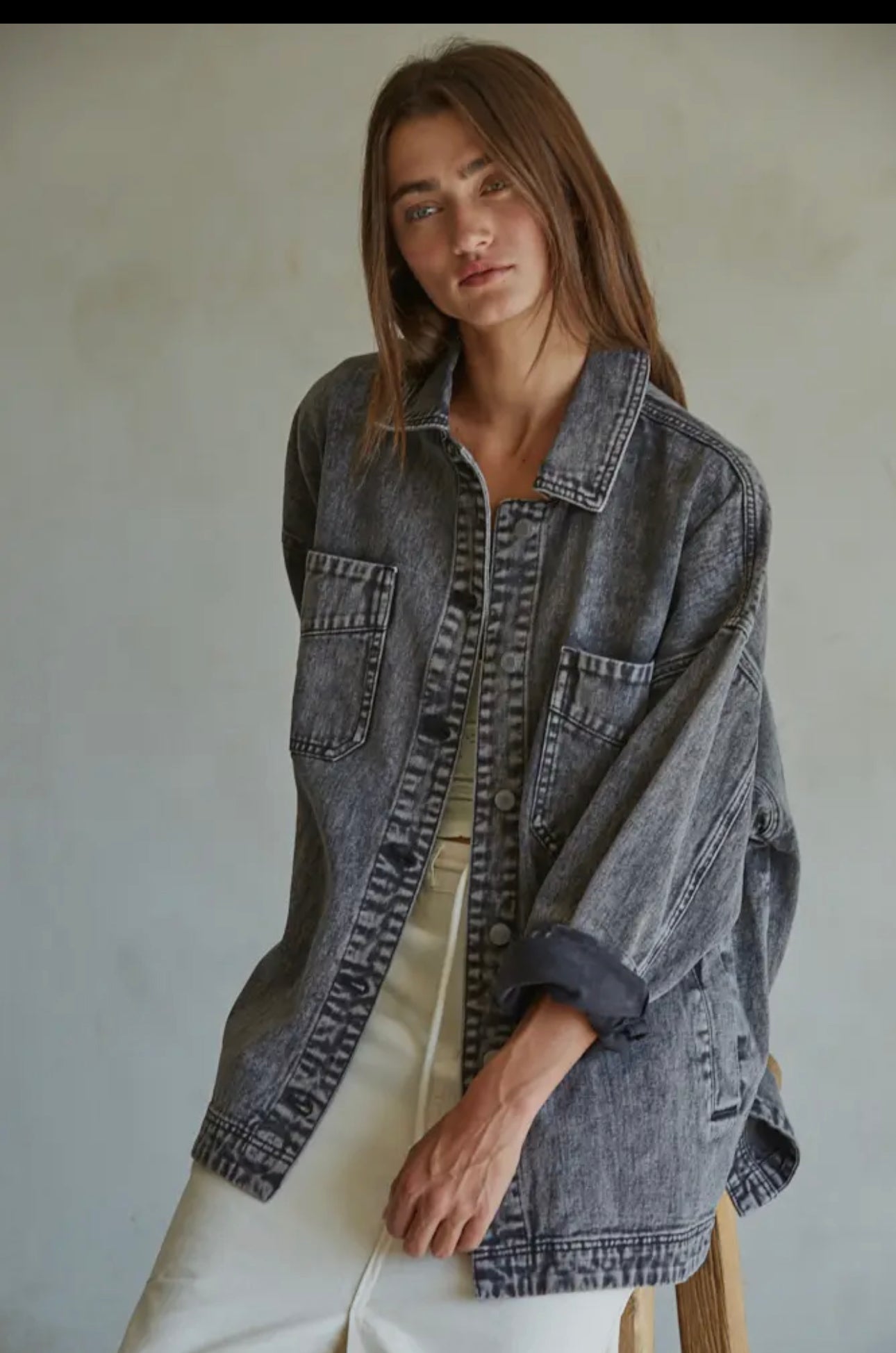 Jaycee Washed Denim Jacket