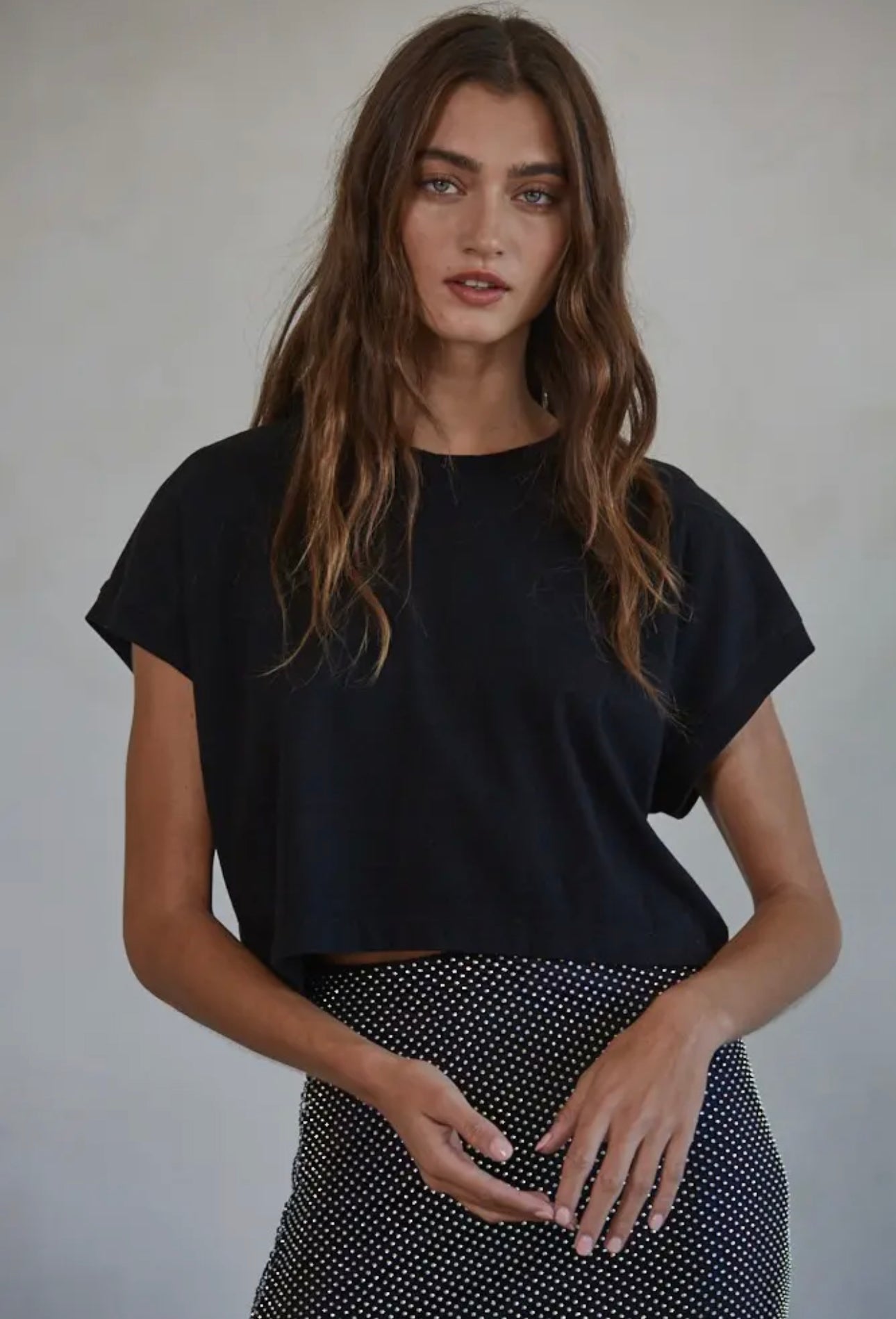 Lydia Crew Kneck Crop