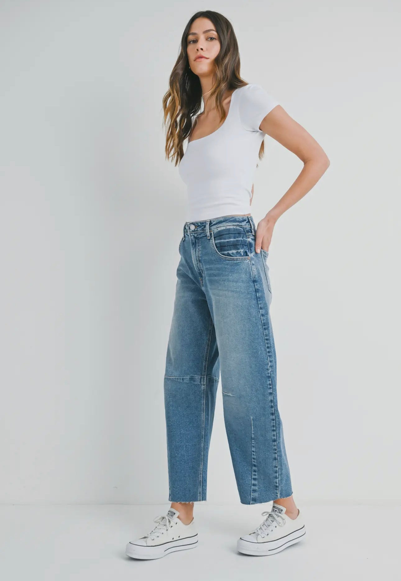 Masie Barrel Jeans