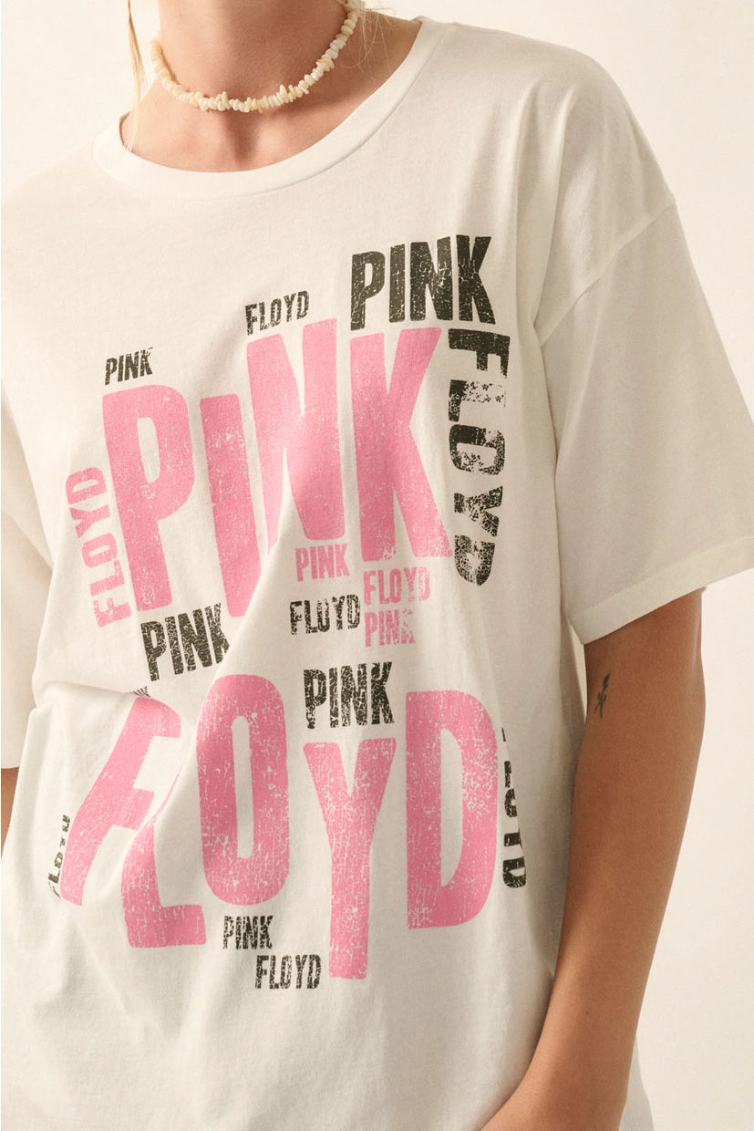 Pink Floyd Vintage Oversized Graphic Tee