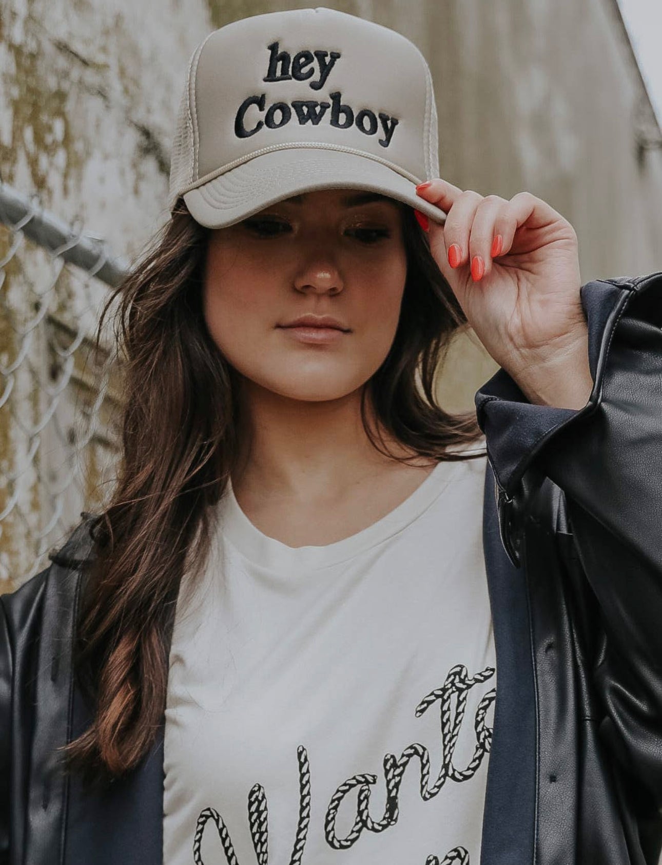 Hey Cowboy Trucker Hat