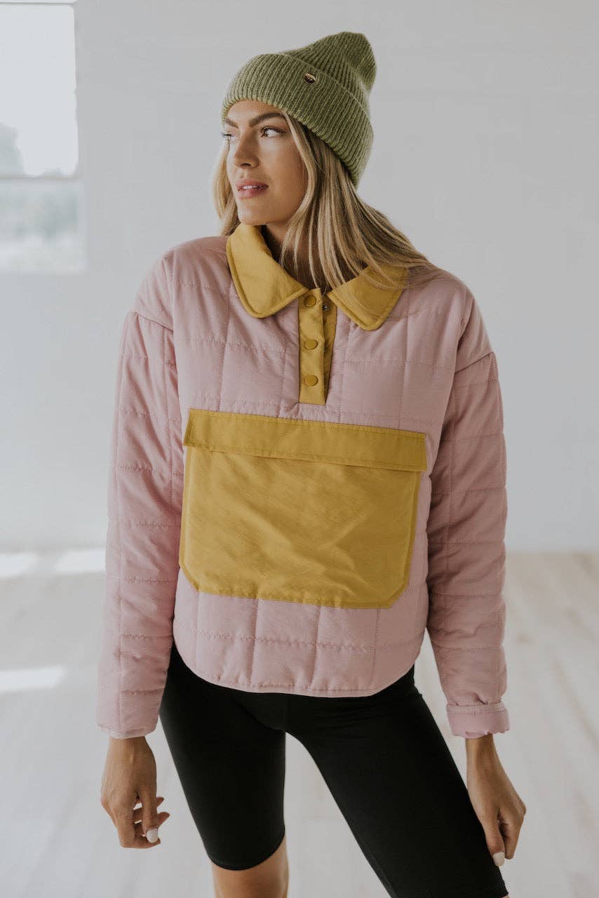 Halle Riis Quilted Pullover