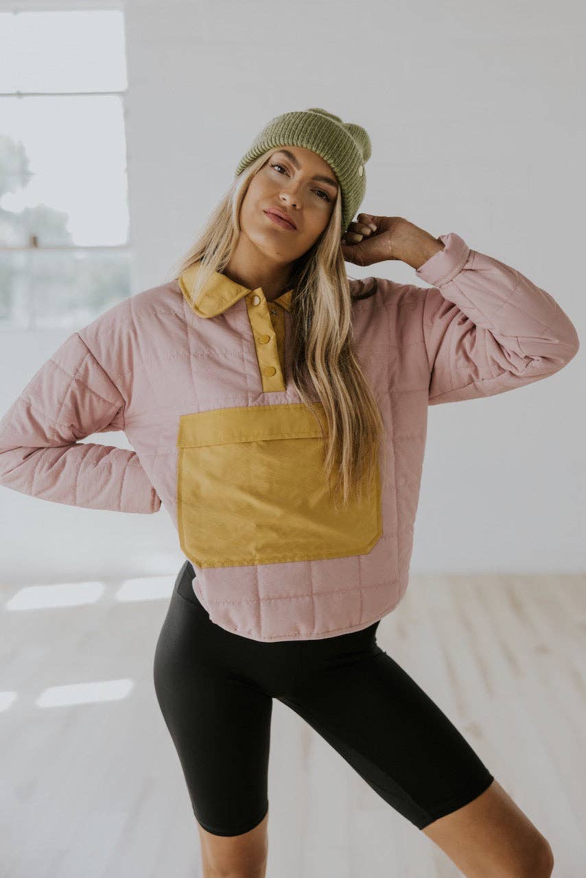 Halle Riis Quilted Pullover