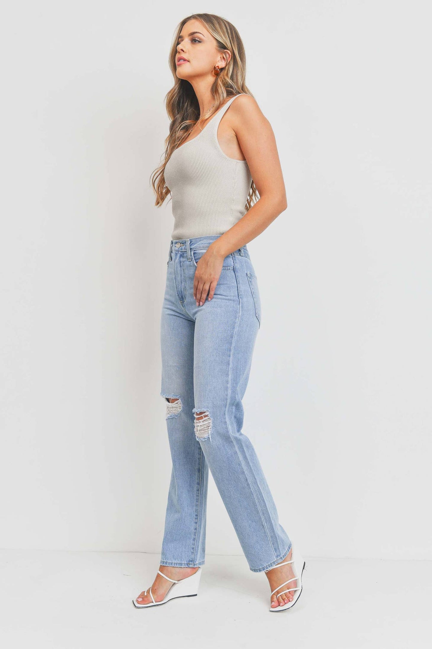 Aria Straight- Leg Jeans