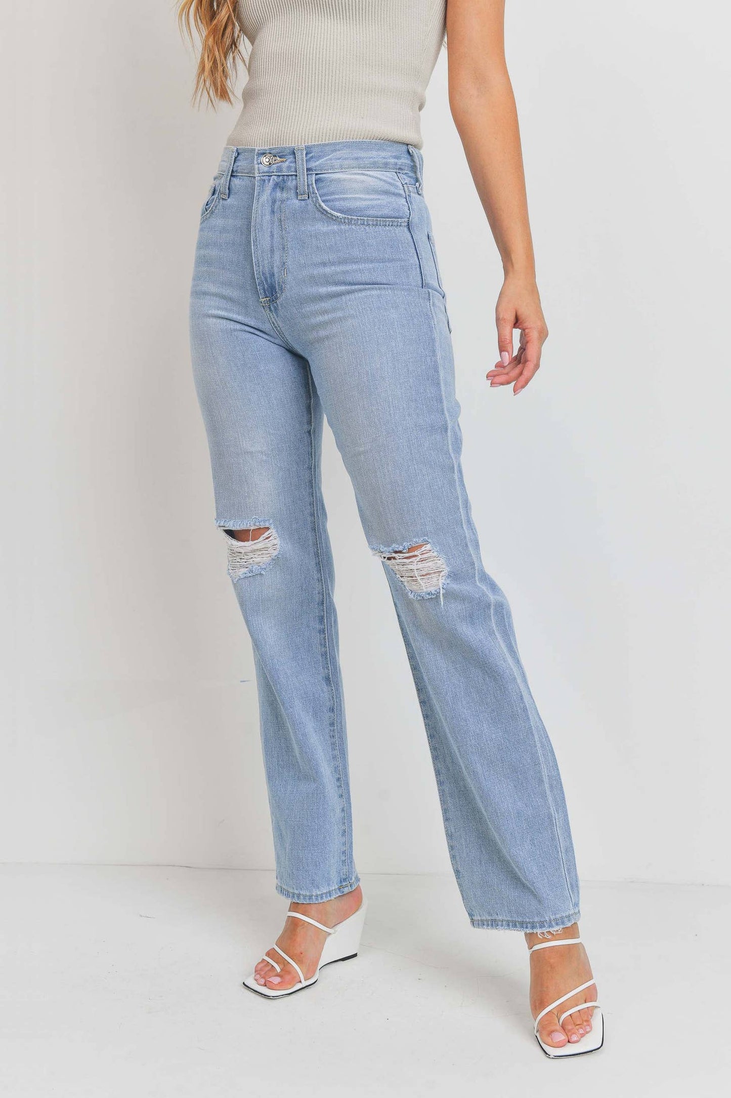 Aria Straight- Leg Jeans