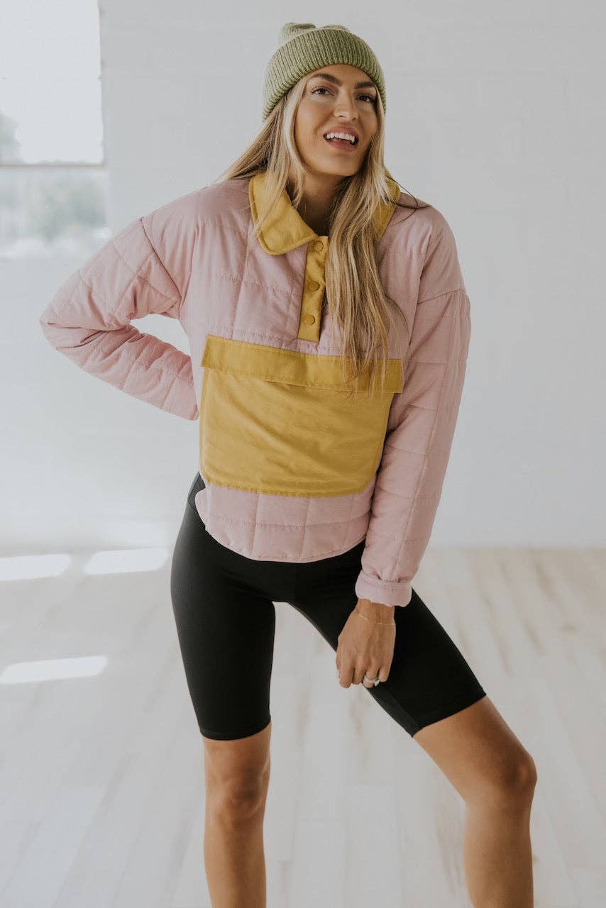 Halle Riis Quilted Pullover