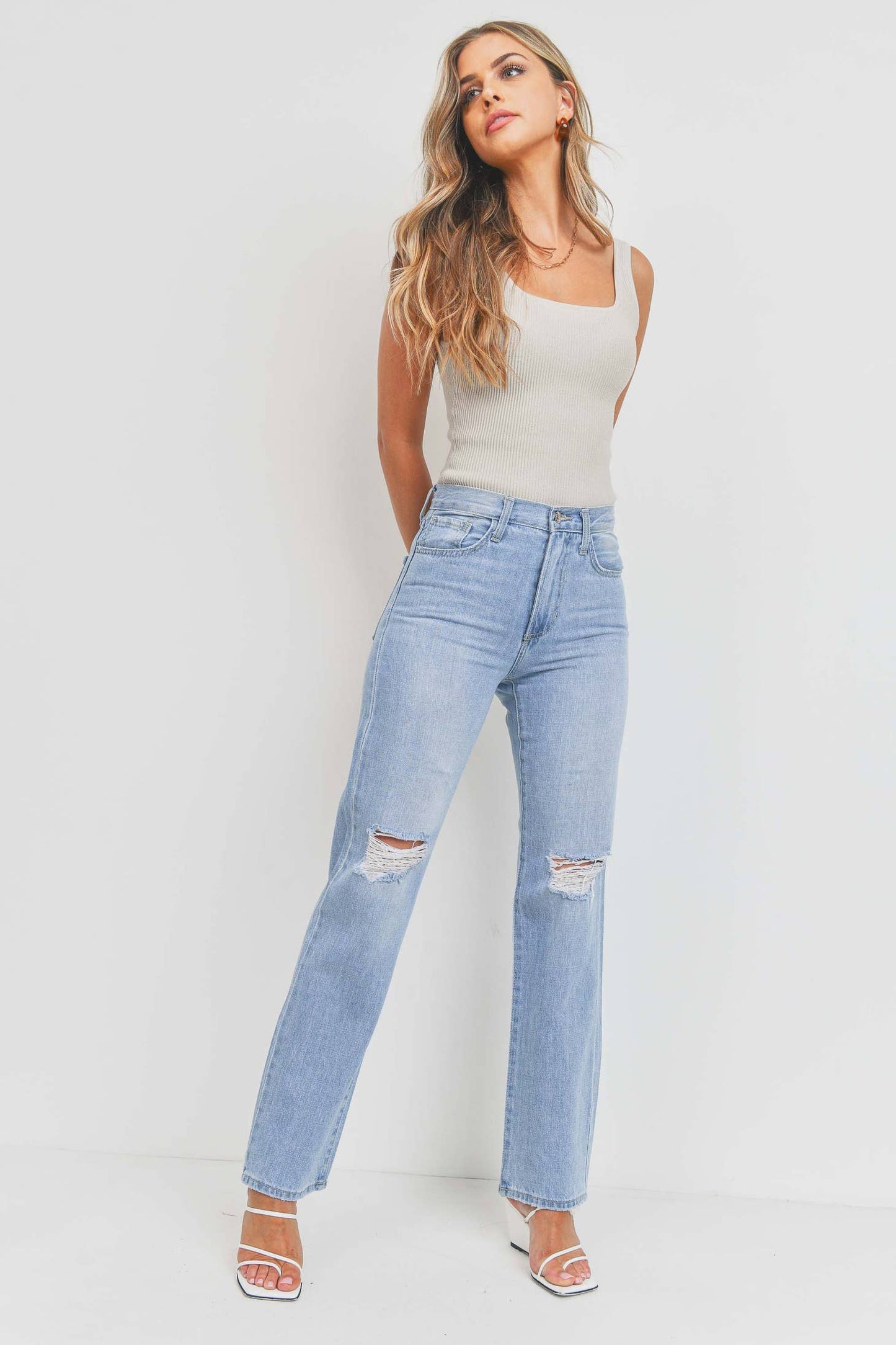 Aria Straight- Leg Jeans