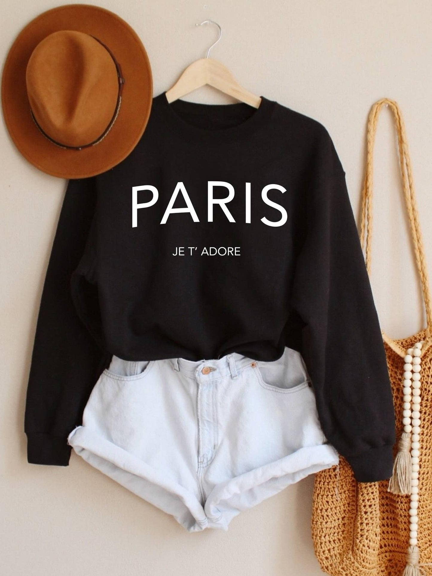 Paris Je t' Adore Crew Neck