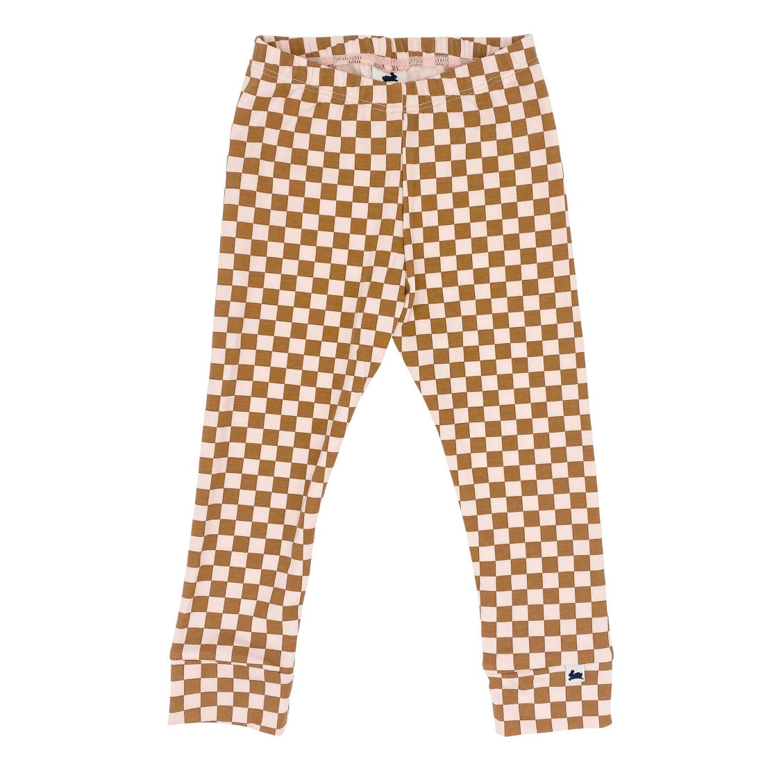 Hazel Blush Checkered Bamboo Leggings