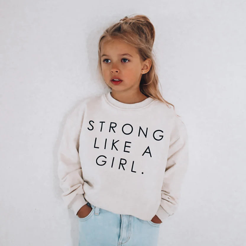 Strong Like A Girl Pullover