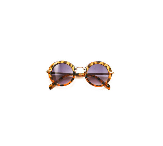 Sage Brown Round Sunnies- (little girl)